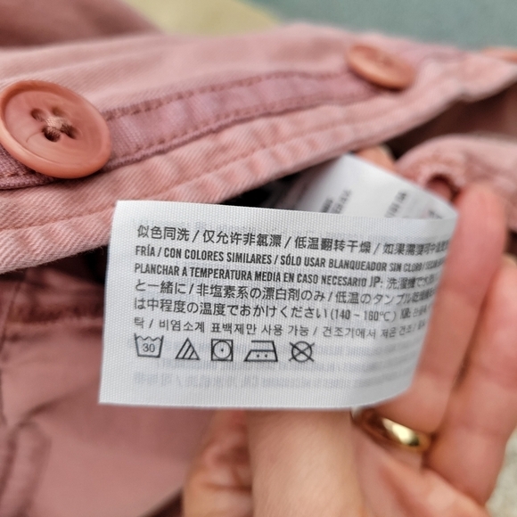 Abercrombie & Fitch military dusty rose Barbie  Y2K cotton  xs - Picture 8 of 14